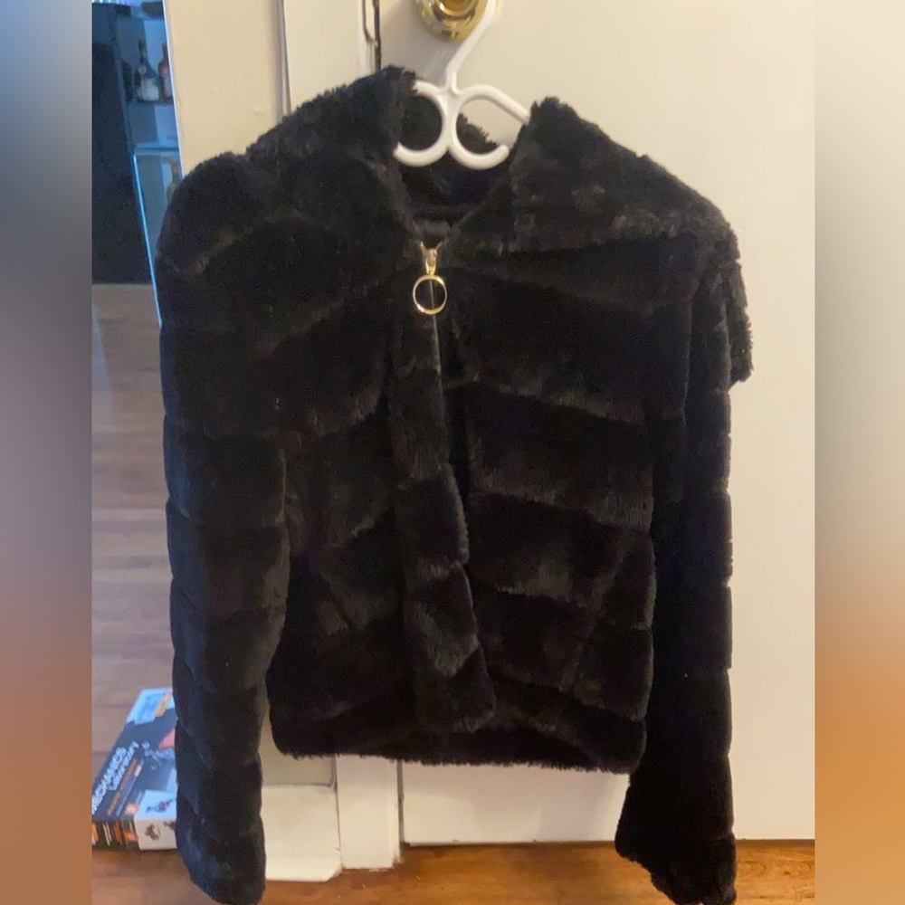 faux fur jacket